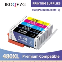iboqvzg full ink cartridge for pgi480 480xl cli 481 compatible for canon pixma ts704 ts6140 ts6240 tr7540 tr8540 printer chip