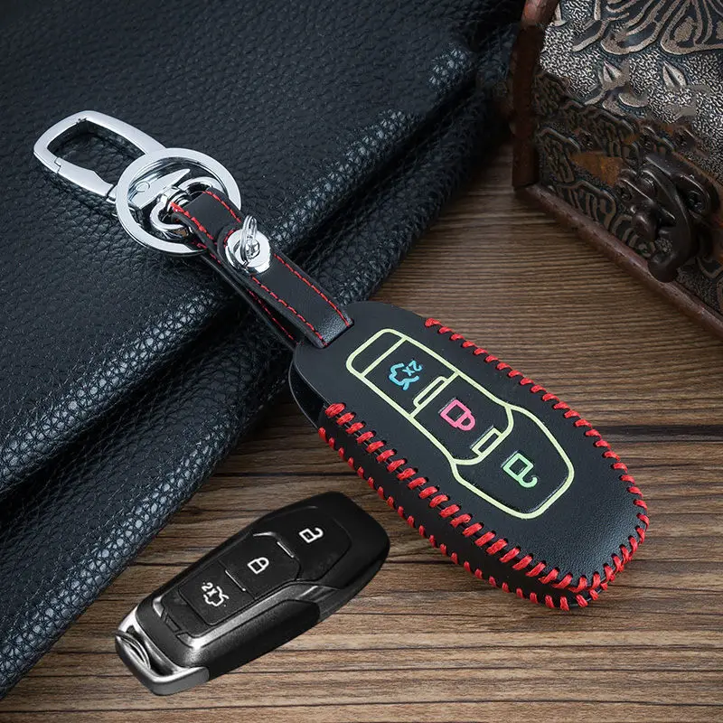 Автомобильный защитный чехол для ключа FORD FUSION MONDEO MUSTANG F 150 LINCOLN EDGE EXPLORER MK|Футляр
