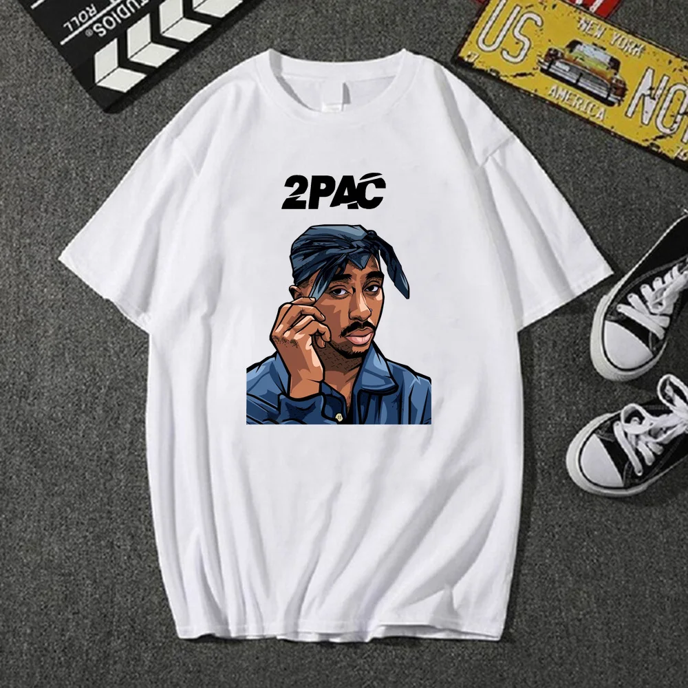 

2021 Tupac Rapper T-shirt Hip-hop T-shirt