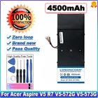 Аккумулятор AP13B3K AP13B8K, 4500 мА  ч, для ноутбука Acer Aspire V5 R7, V5-572G, V5-573G, V5-472G, V5-473G, V5-552G, M5-583P, V5-572P, R7-571