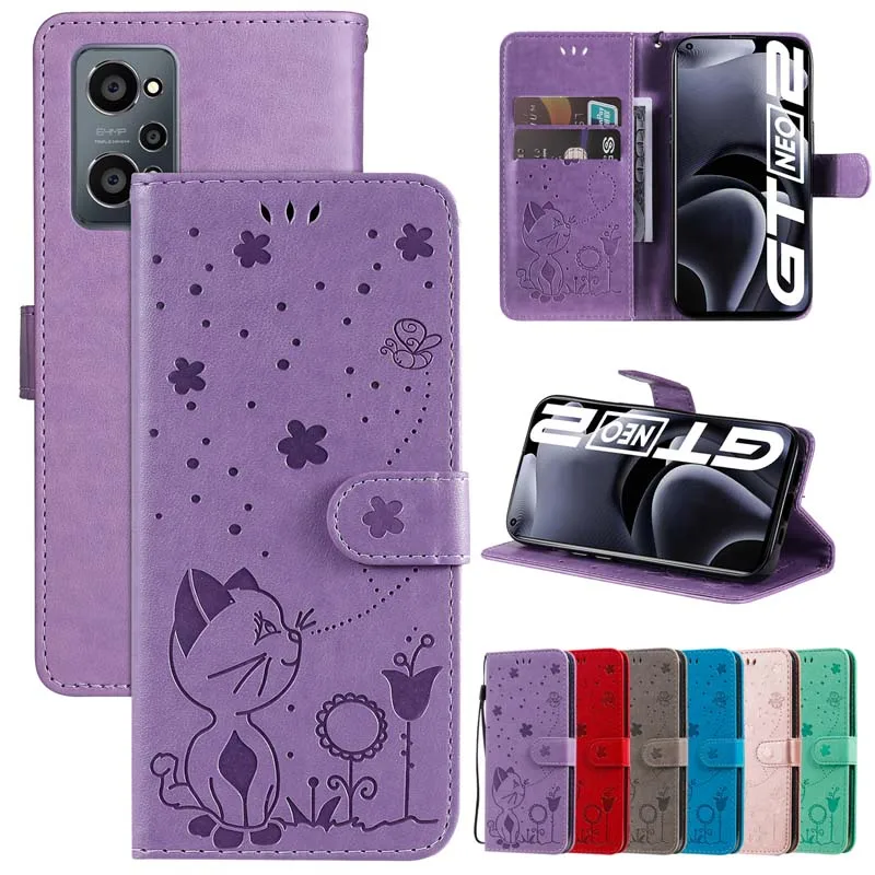 flip wallet leather case for oppo realme gt neo 2 neo2 c21 c21y c20 c20a c25 c25s c11 2021 7 8 pro 7i 8i 8s 5g phone cover coque free global shipping