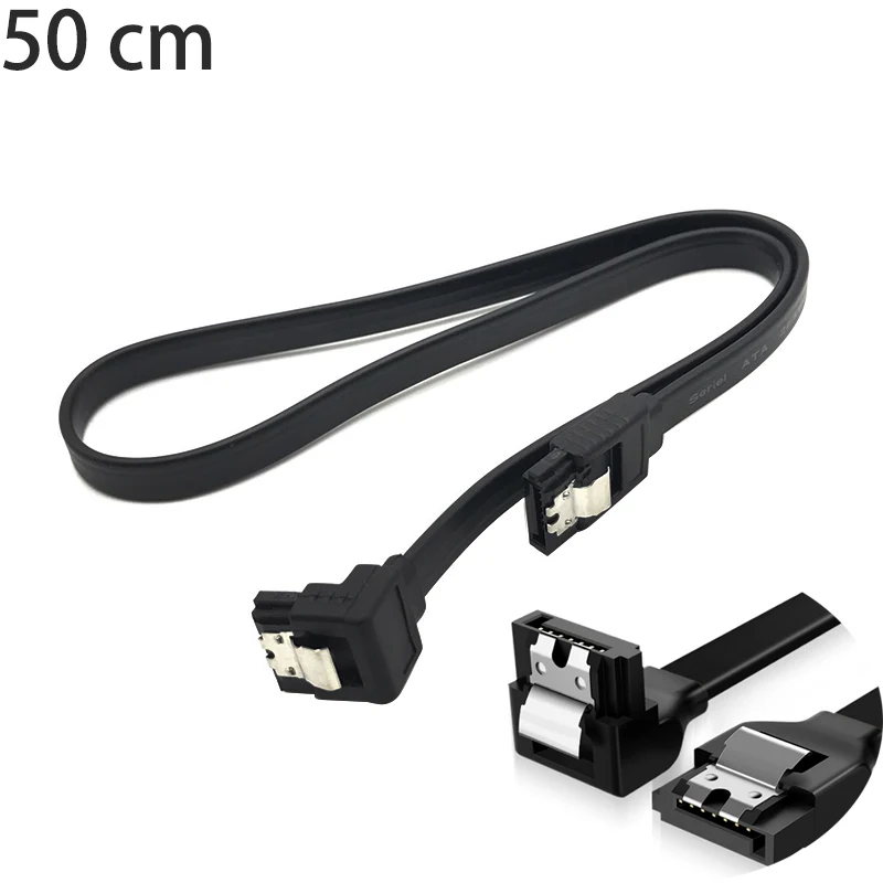 

Кабель для быстрой передачи жестких дисков Sata, 40/50 см, прямоугольный, многофункциональный, гибкий, SATA 3,0, адаптер для жестких дисков, SSD, после...