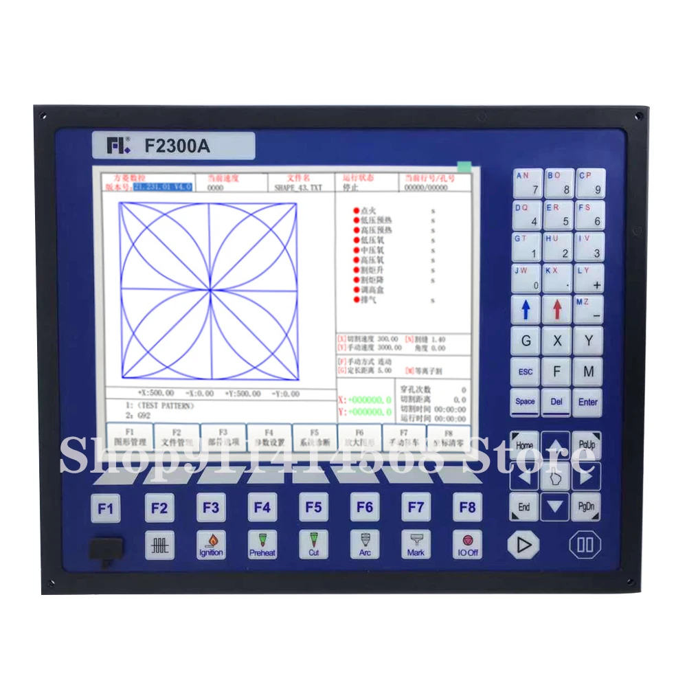Высококачественная система управления станком для резки с ЧПУ 2 осевая F2300A