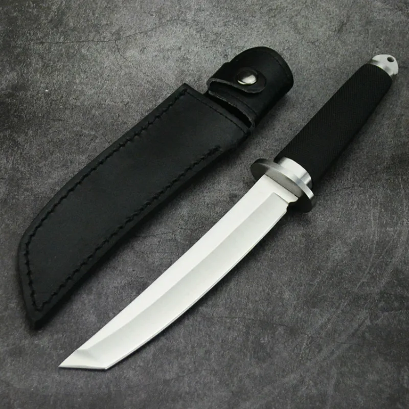 

High Hardness JAPAN Style TANTO Katana Fixed Blade Tactical Hunting Knife Survival Gear Straight Knives 440C Steel Combat Tool