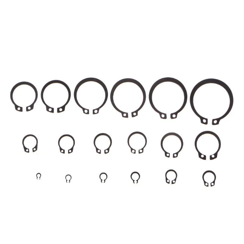 

300 PCS Circlip Set External Retaining Cir Clip Circlips Snap Ring Assortment