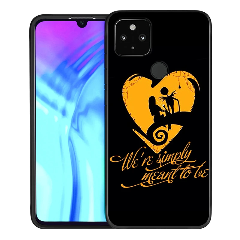 

The night christmas Shockproof Cover for Google Pixel 5 4 4a XL 5G Black TPU Soft Phone Case