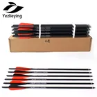 612 шт 1620 дюймовые карбоновые стрелы для стрельбы из лука 400 позвоночника Сменные болты стрелы для лука и стрелы для взрослых