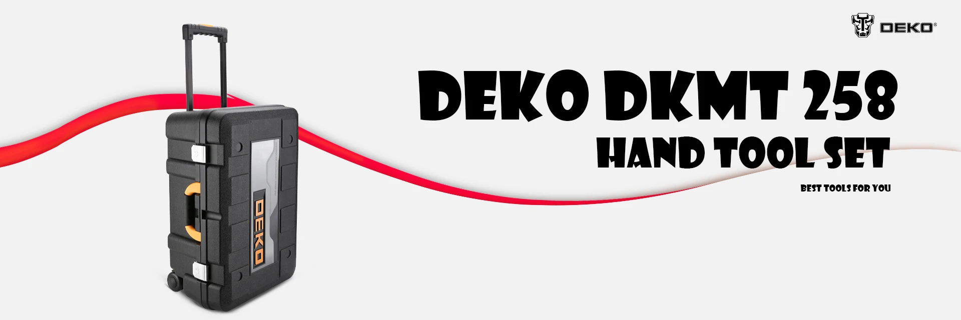 DEKO 258 шт. Набор инструментов с коробкой для инструментов с метрическим торцевым ключом ручной набор инструментов чехол для хранения торцевого ключа Отвертка Нож