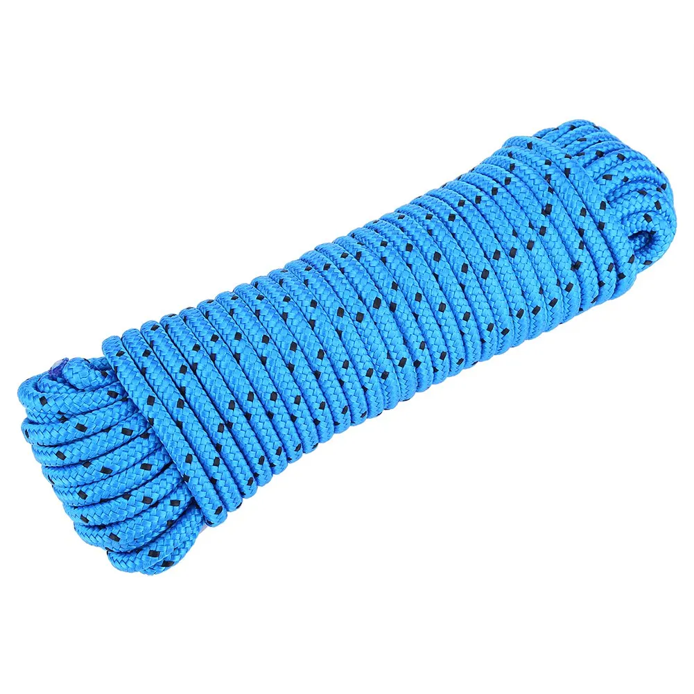 

20m Polypropylene Fiber Braided Outdoor Survival Rescue Auxiliary Rope Cord (light blue)