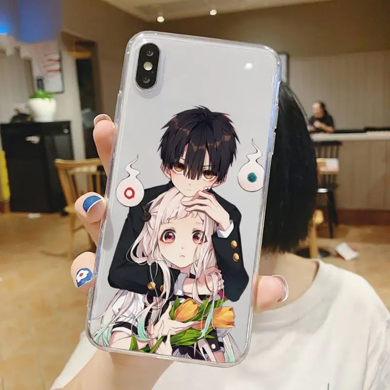 

Toilet Bound Hanako kun anime Phone Case Transparent soft For iphone 5 5s 5c se 6 6s 7 8 11 12 plus mini x xs xr pro max