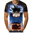 Новинка лета 2021, Мужская футболка с коротким рукавом, футболка с 3D рисунком аниме для мужчин и женщин, летняя футболка в повседневном стиле, Топ