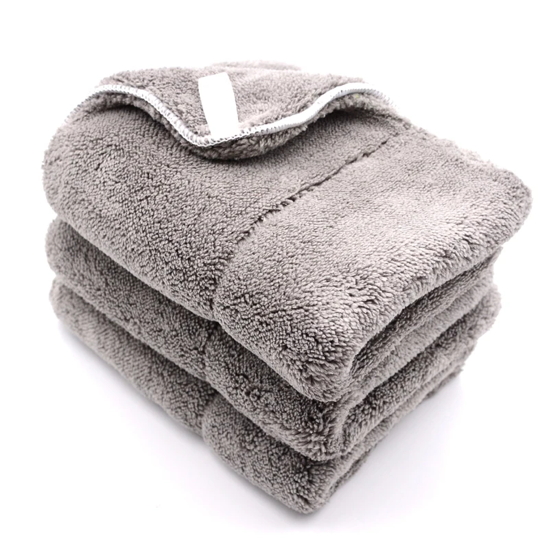 3 шт. плюшевые полотенца из микрофибры 40 х30 см г/м2|detailing towel|microfiber car cleaningsuper thick plush