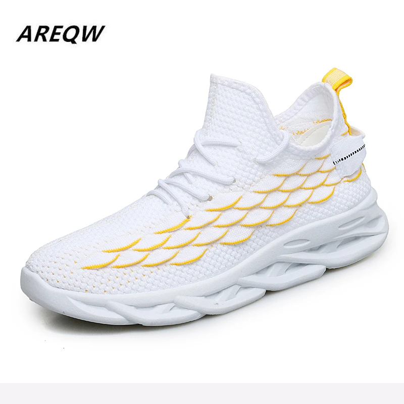 Мужские дышащие кроссовки сетчатые амортизирующие повседневная обувь Новинка