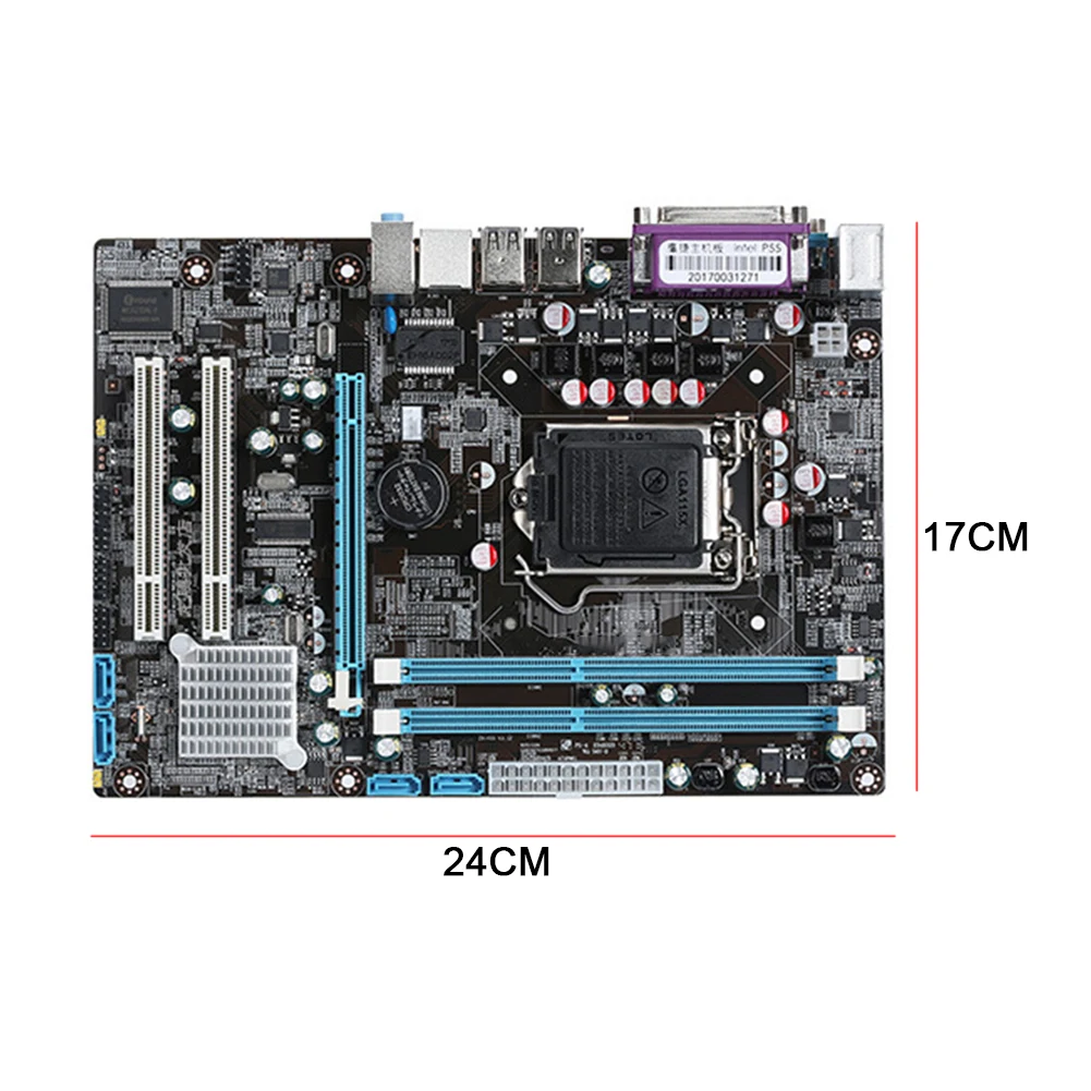 Intel P55 двухканальный интерфейс памяти DDR3 LGA 1156 материнская плата