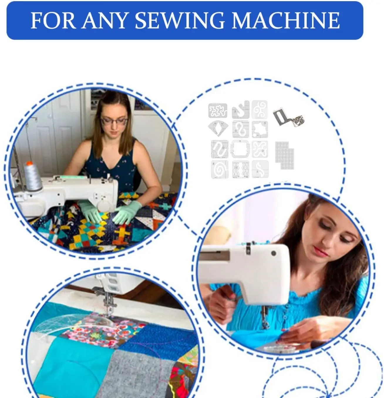 Фотообои и шаблоны 1 шт. акриловая ткань для шитья прозрачная ручка