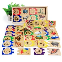 alphabet and number flash cards wooden jigsaw puzzle peg board set preschool educational montessori toys for toddlers kids boys