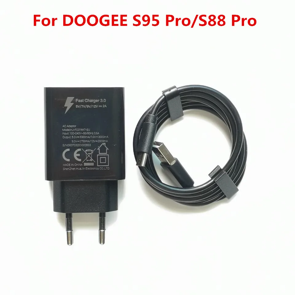 Оригинальный Новый USB кабель Doogee S96 Pro S88 S95 S68 S90 S90C S80 Type C для быстрой зарядки