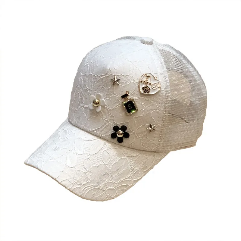 Бейсболка H7610 женская весенне-летняя кружевная солнцезащитная модная