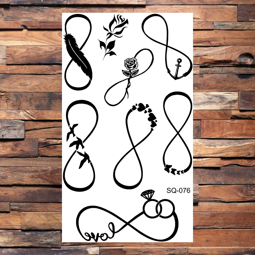 Временные татуировки для женщин и детей Одуванчик любовь реалистичные перья