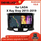 Автомагнитола для LADA, стерео-система на Android 10, с GPS, видеоплеером, 4G, Wi-Fi, для LADA X Ray Xray 2015, 2016-2019, типоразмер 2 Din