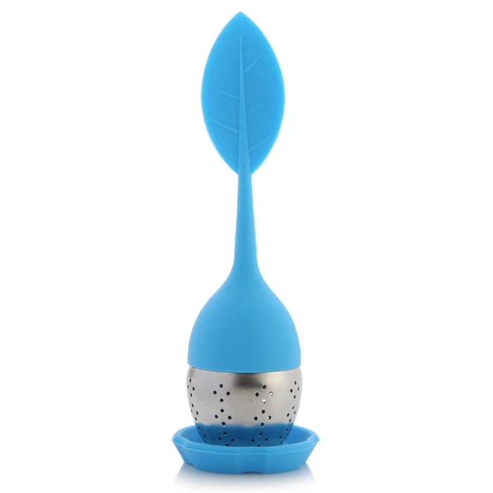 Силиконовая ручка сеточка для заваривания листового чая стальное круглое