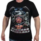 Мужская футболка в стиле милитари разведки армии черного цвета 100% хлопок. Русские футболки