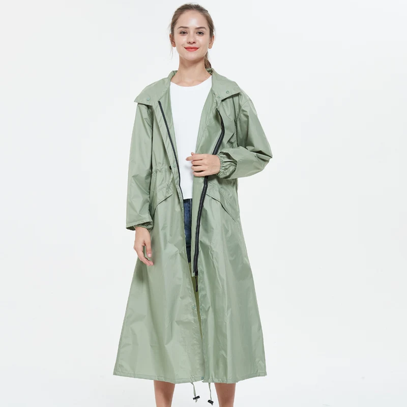 Новая модная удлиненная дождевик для мужчин и женщин тонкое пончо