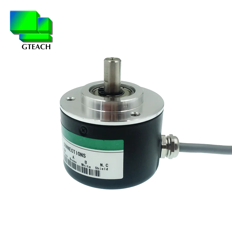 

Large Torque Photoelectric Incremental Encoder Outer Diameter 50 Axis Diameter 8mm 5008 5208 100-600pulse AB Phase