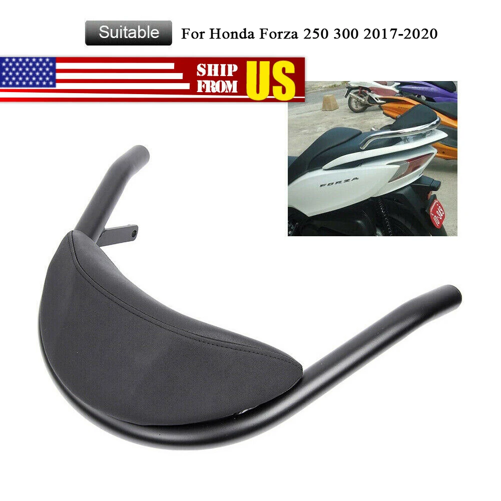 

Для Honda, ДЛЯ Forza 250, 300, задняя спинка пассажира, подушка для Сисси-бара, держатель, аксессуары для мотоциклов 2020, 2019, 18, 17