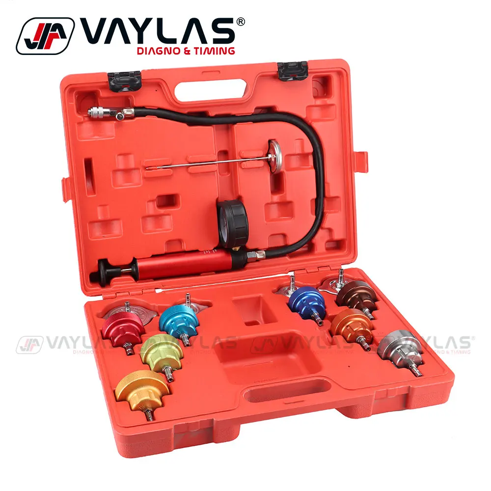 14Pcs Cooling System Testers  High Quality Water Tank Leak Detector Car Cooling System Tester Kit