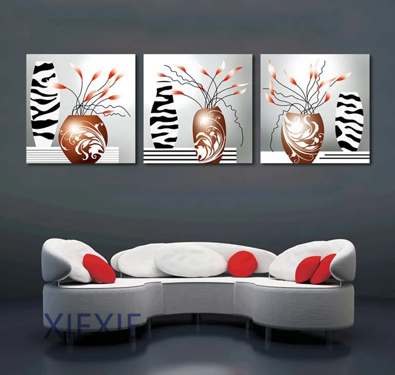 Минималистичный абстрактный постер в скандинавском стиле двухцветная Цветочная