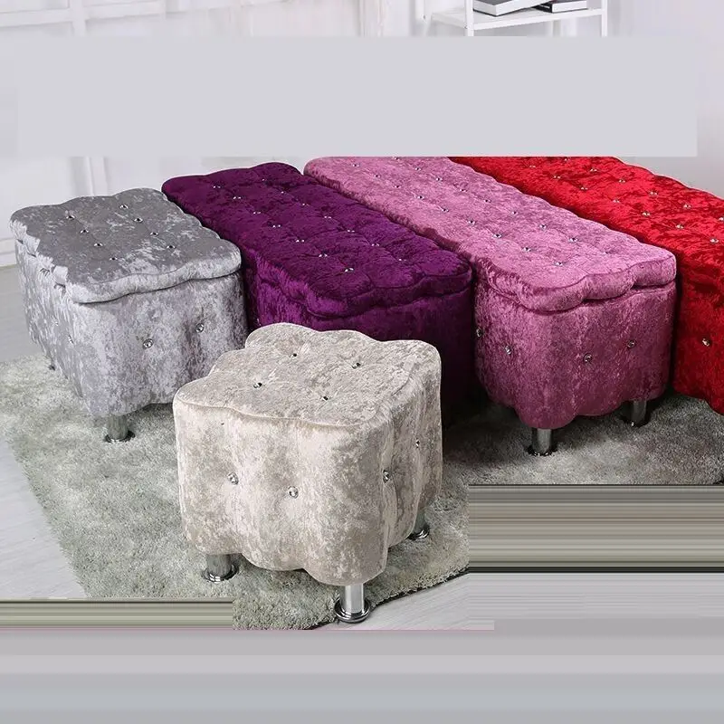 Meble Dla Dzieci Puf Footstool Ottoman Sofa Pouffe Sgabelli De Rangement Change Shoes Taburete Pouf Kids Furniture Foot Stool |