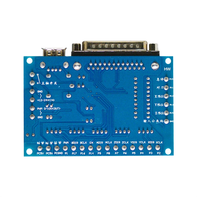 5 осевая плата ЧПУ с интерфейсом USB кабеля для драйвера шагового двигателя MACH3
