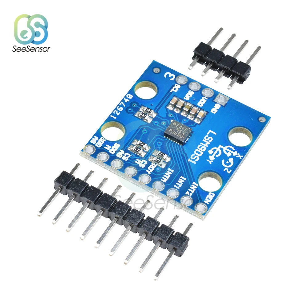 9-осевой сенсорный модуль LSM9DS1 потенциометр гироскоп магнитометр для Arduino GY-LSM9DS1 |