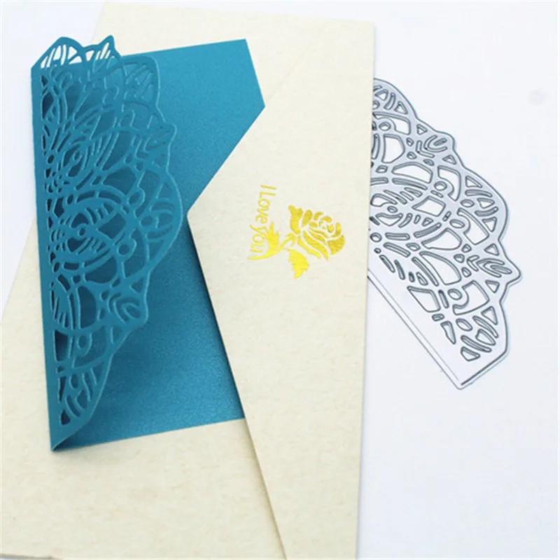 Новинка 2020 года хит сделай сам конверт кружевные металлические Вырубные штампы