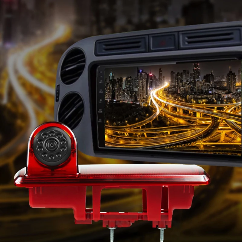 

170 Angle High Brake Light Backup Camera Night Vision Car Parking Assist System