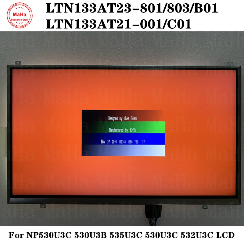 13.3-дюймовый экран для NP530U3C 530U3B 535U3C 530U3C 532U3C LTN133AT23-B01 LTN133AT23-801 LTN133AT23-803 LTN133AT21-001 C01 ноутбука