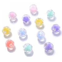 30 150pcs mixed transparent faceted acrylic beads 10mm round loose beads for bracelets necklace diy jewelry making accessories