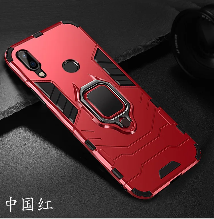 Противоударный бронированный чехол для huawei Honor 8A с автомобильным держателем Силиконовый ТПУ+ PC чехол для Honor 8A про-аксессуары на Honor8A Fundas