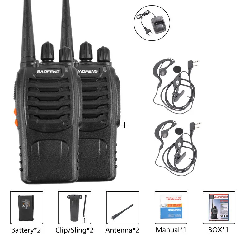 

Baofeng BF-888S Two-way Radio Walkie Talkie 888S UHF 400-470Mhz 16Channels Walkie-talkies BF 888S C2 1PC or 2PCS UV 82 UV 5R 9R