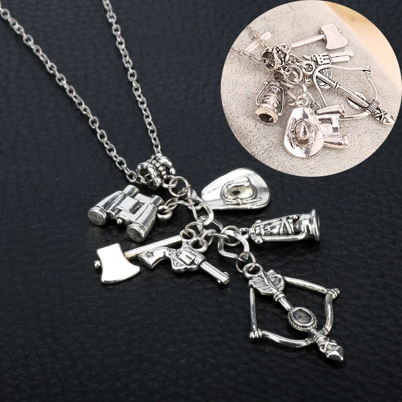 НОВАЯ ЦЕПОЧКА личностей ожерелье подарок уникальный шарм топор Череп стрелы