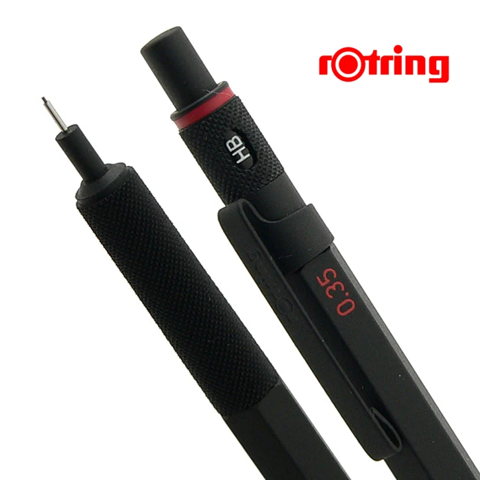 Механический карандаш LifeMaster Rotring серия 600 серебристый/черный для графического