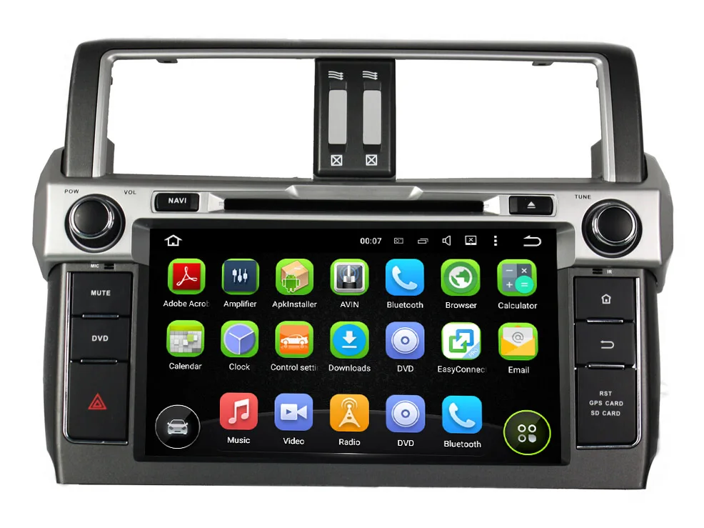 8 &quotAndroid 9 0 автомобильный DVD GPS для Toyota Prado 2014 Автомобильная навигационная система