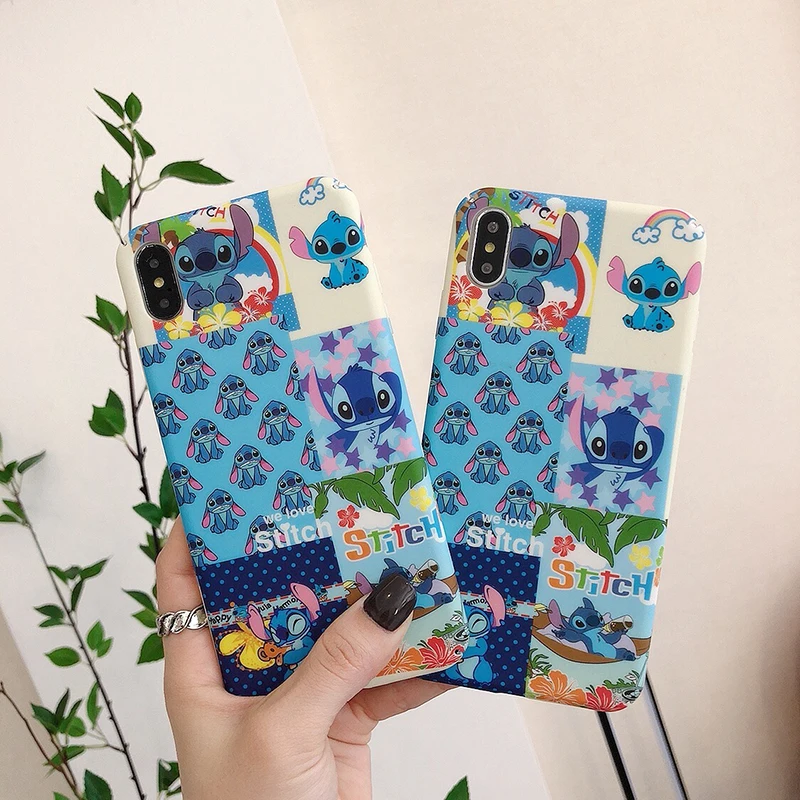 Милый мультяшный Ститч Твердые чехлы из PC для huawei P20 P30Lite Mate20 Pro Y9 Y6Pro Nova 3 3i 4 5Pro 5i Honor 10lite 20 V20 8X 9X