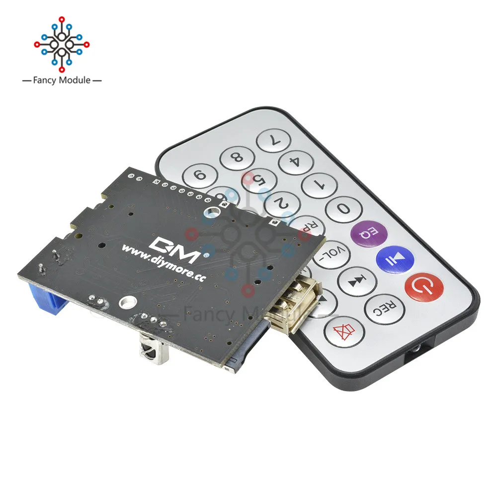 MP3 WMA WAV декодер доска DC 5V блок питания Micro USB 2 Вт усилитель TF карта u диск аудио AUX с