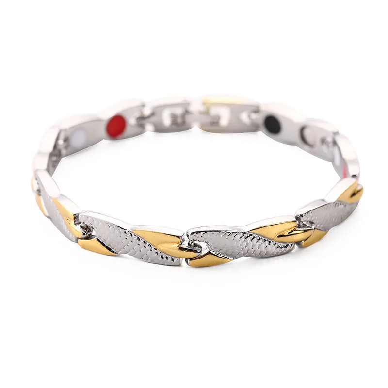

Twisted Healthy Magnetic Bracelet for Women Power Therapy Magnets Magnetite Bracelets Bangles Men Health Care Jewelry Findings