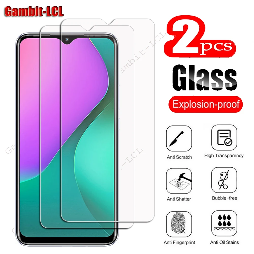 

9H HD Tempered Glass For Infinix Hot 10 Play Helio G25 G35 6.82" X688C X688B Phone Screen Protector Protection Cover Film