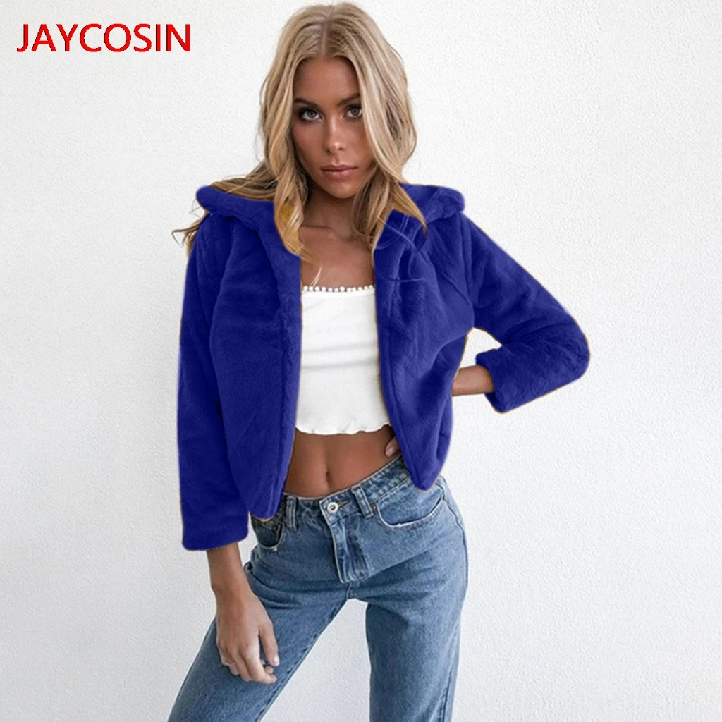 JAYCOSIN женские зимние куртки модные кардиганы с лацканами и длинными рукавами