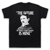 mens t shirt nikola tesla physics the future is mine unofficial t shirts