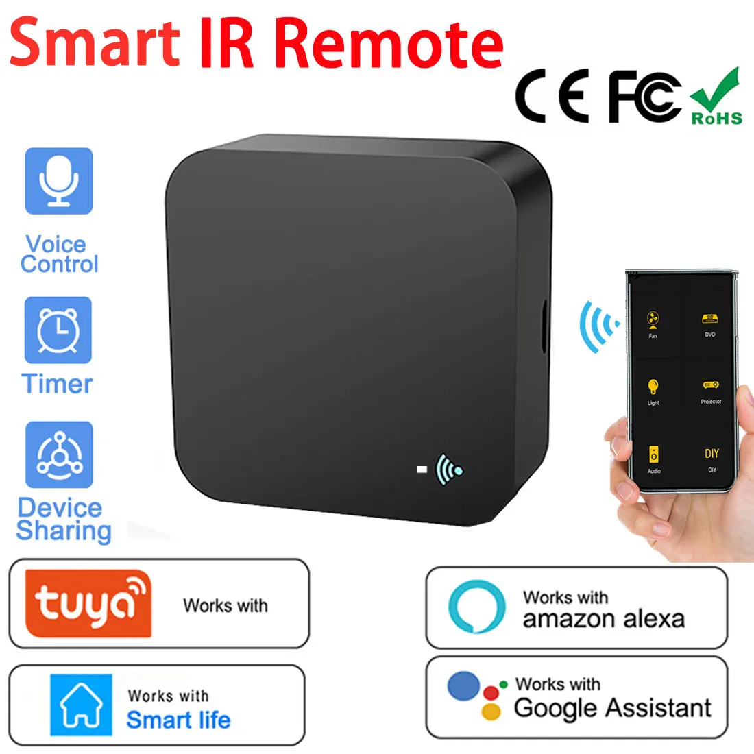 ИК-пульт дистанционного управления Универсальный Инфракрасный пульт Wi-Fi для